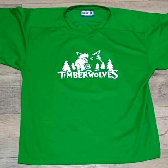 Timberwolves Oversized Basketball Jersey Number 18 (Green) - Picture 1 of 5